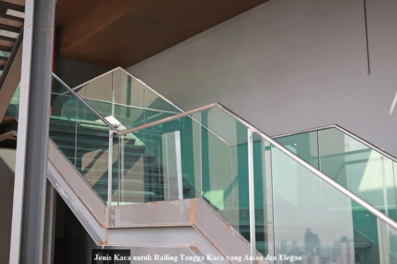 Railing Tangga Kaca