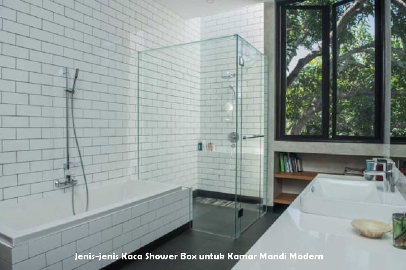 kaca shower box